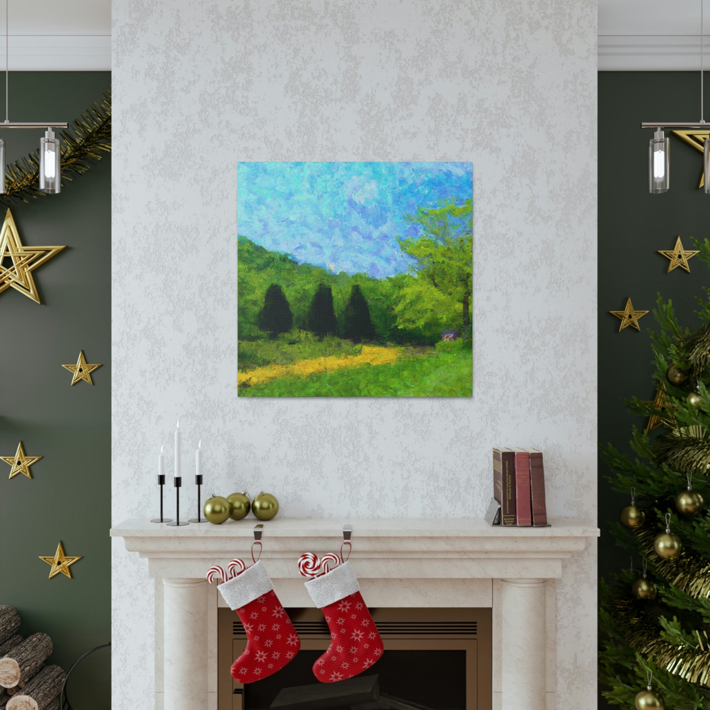 Summer Landscape - Wall Art Painting