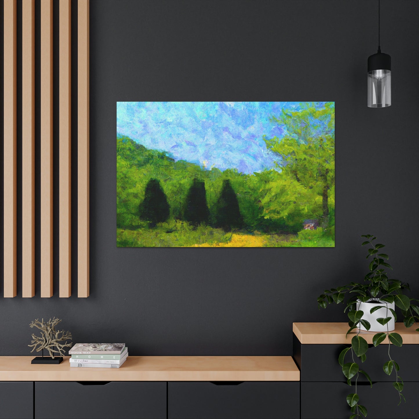 Summer Landscape - Wall Art Painting