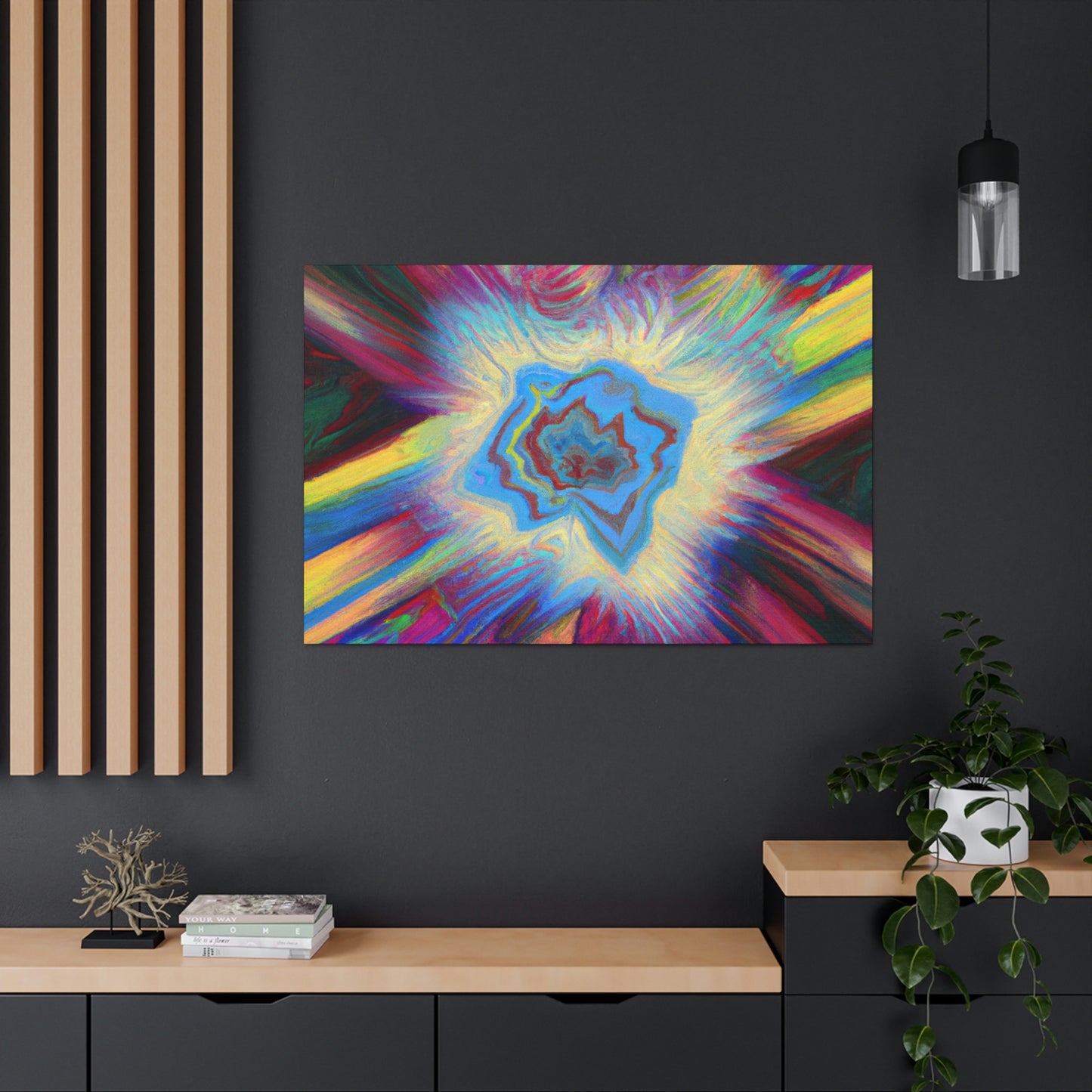 Trippy Aurora - Wall Art