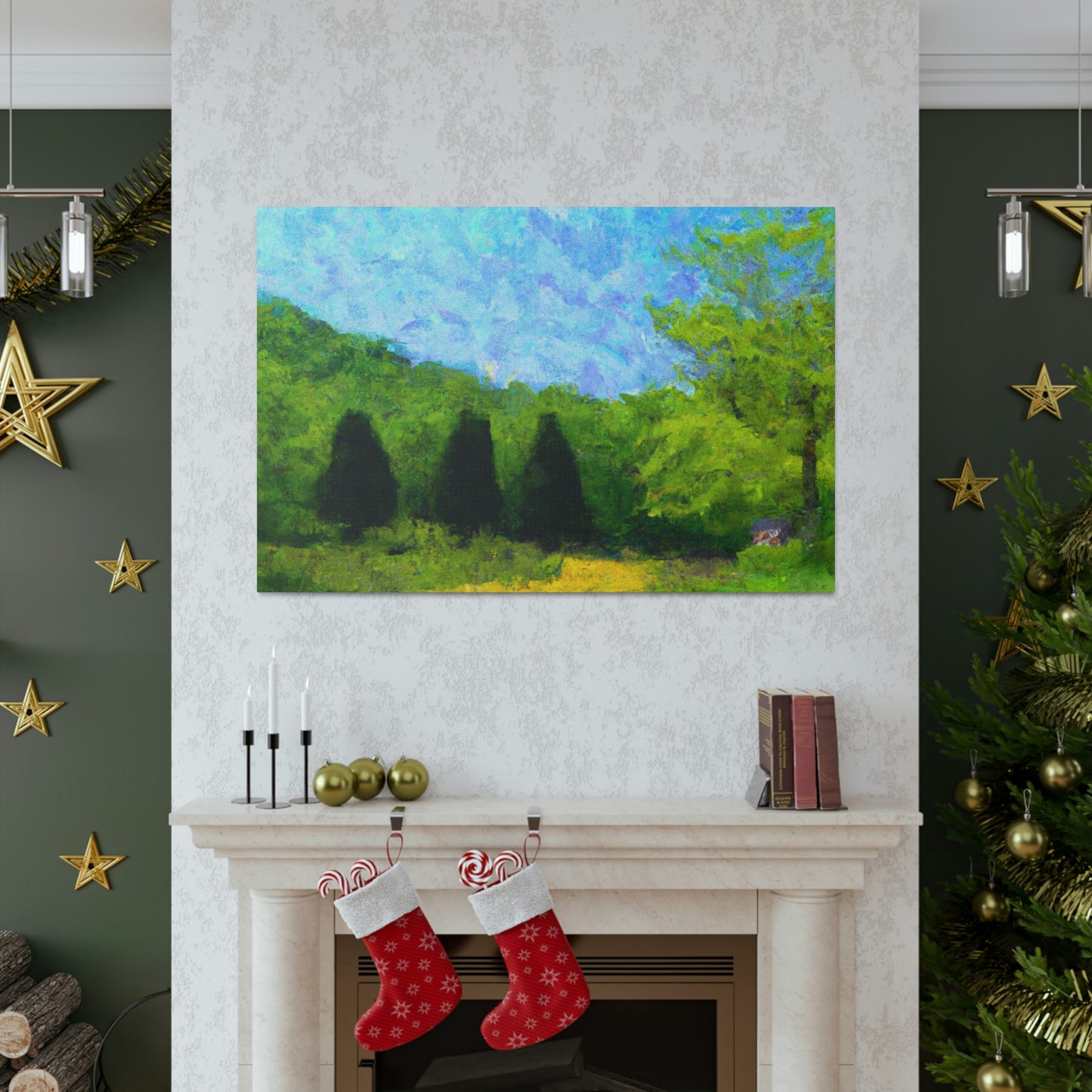 Summer Landscape - Wall Art Painting